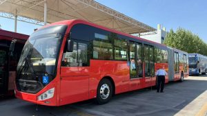 Bus articulado eléctrico Zhongtong